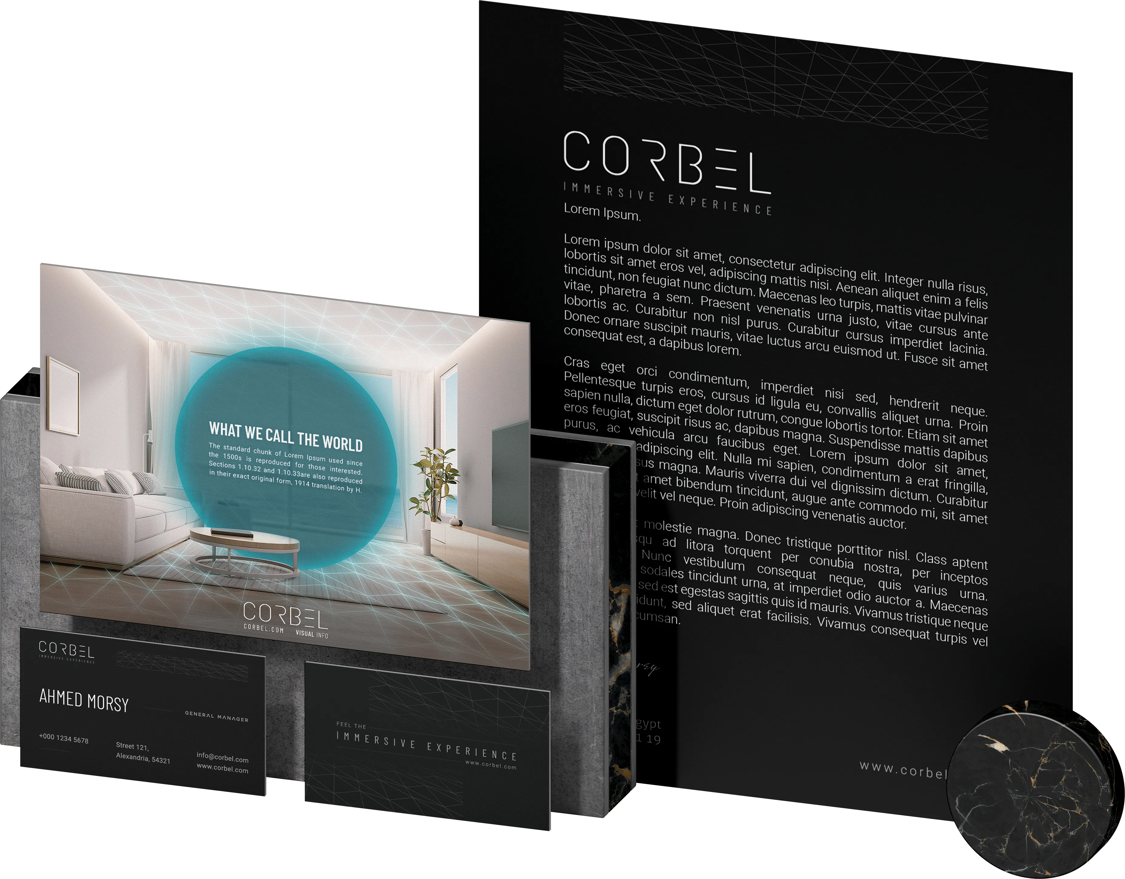 Stationery mockup branding design